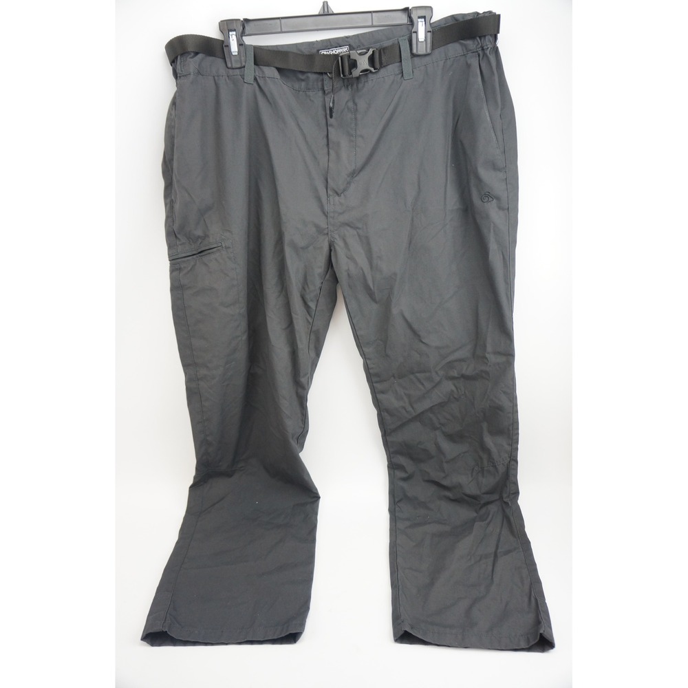 Craghoppers Hiking Pants 40R Gray‎ Belted Cargo Outdoor Trousers Excellent